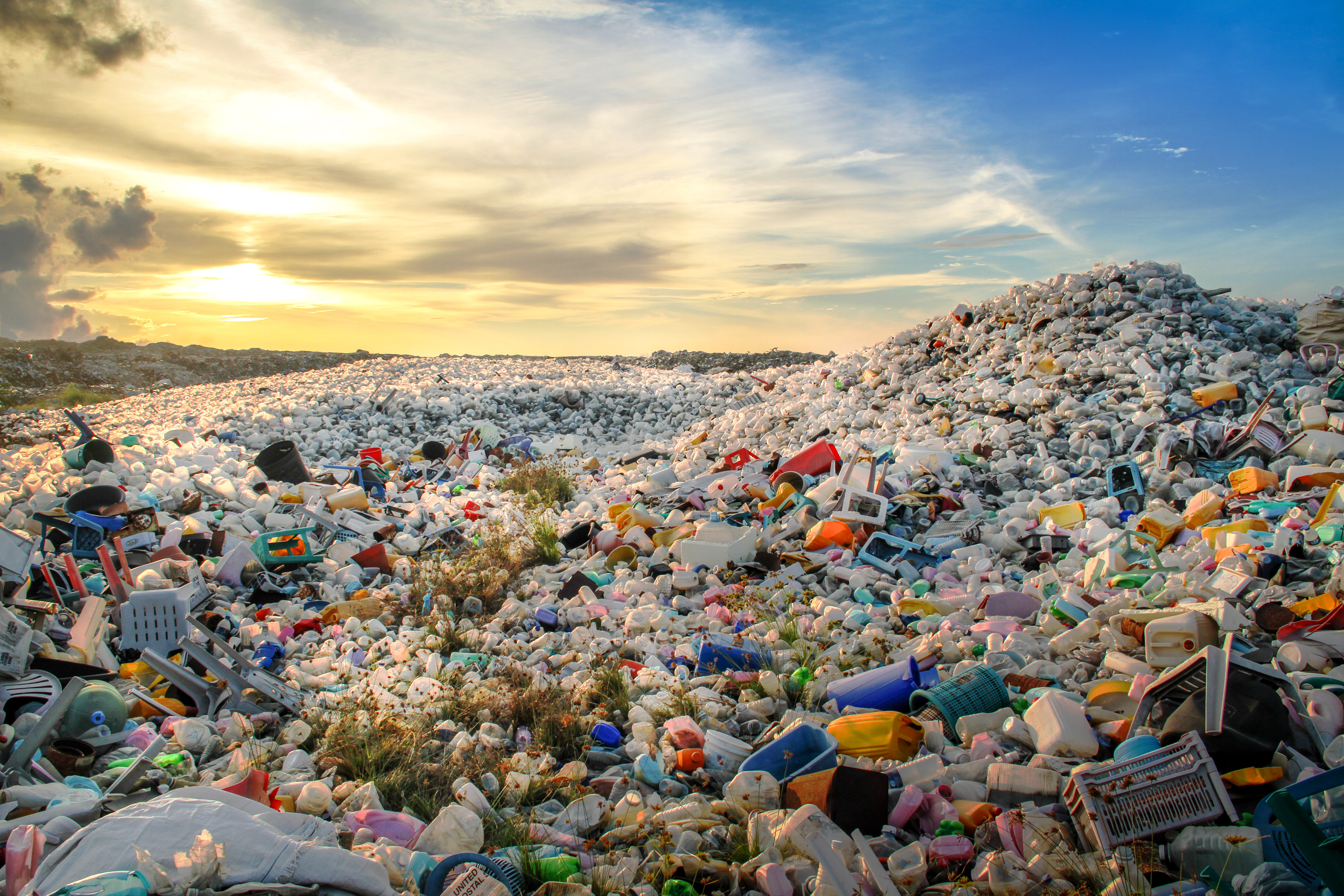 Plastic waste at the Thilafushi waste disposal site, Maldives - by Mohamed Abdulraheem